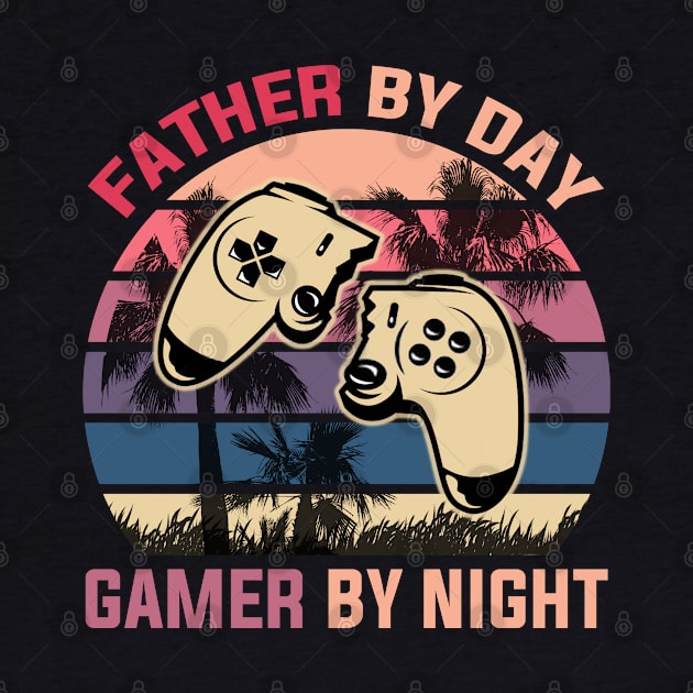 father by day gamer by night by DragonTees